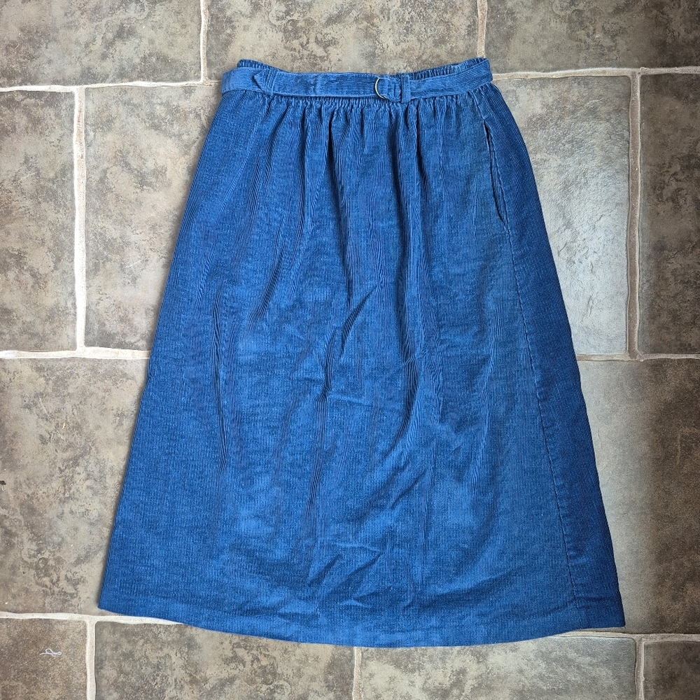 Koret Blue A-Line Skirt